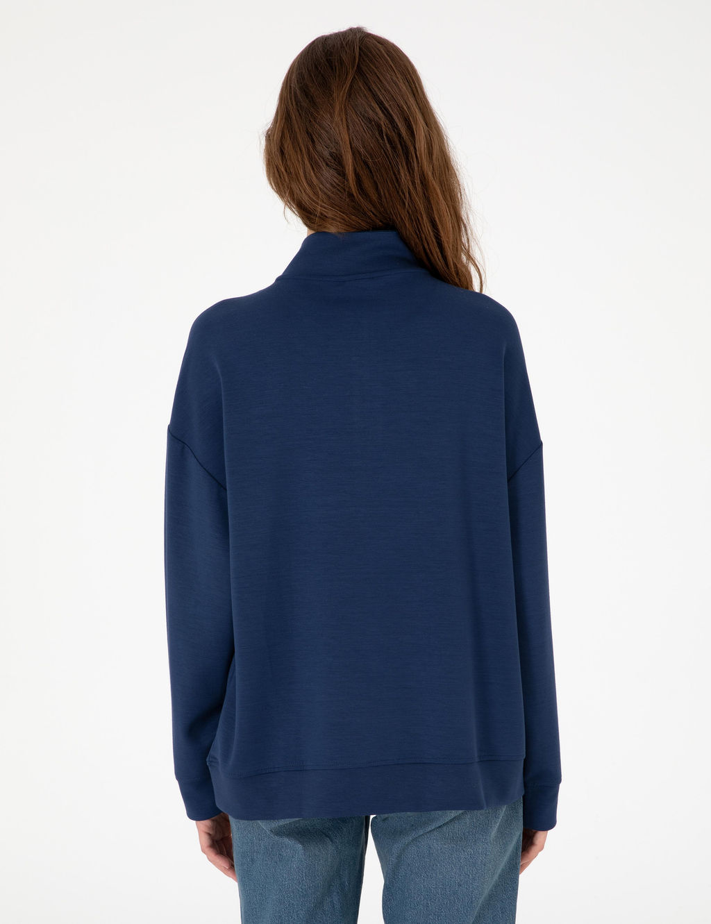 Lacivert Regular Fit Modal Kuma_ Sweatshirt - Pierre cardin фото 5