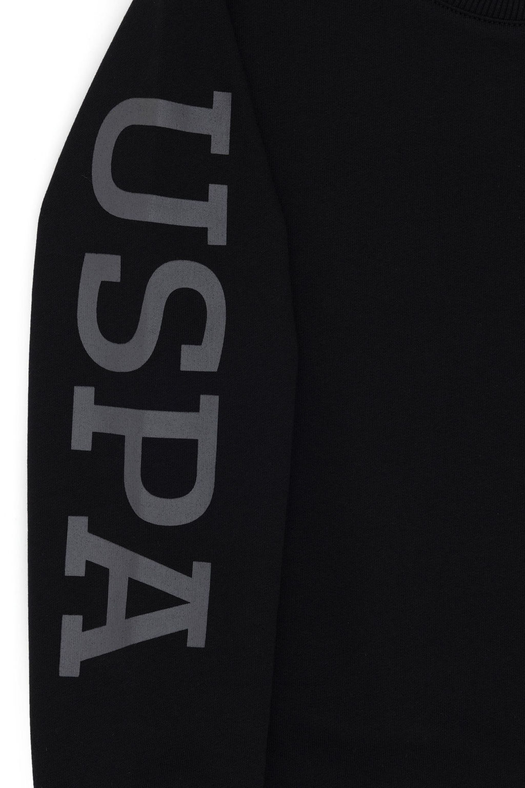 Черный базовый свитшот для мальчика - U.s. polo assn фото 4