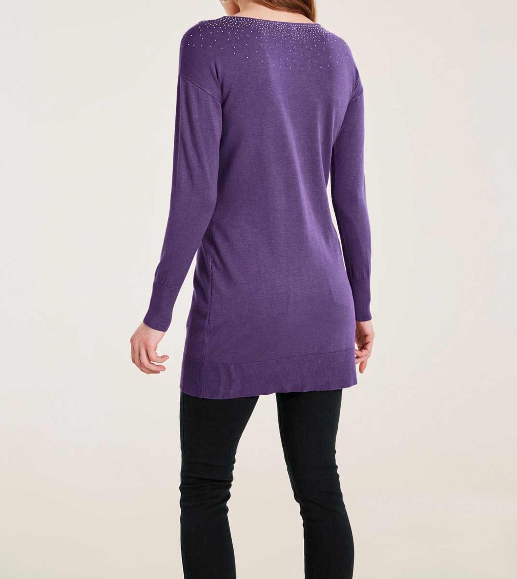 Пуловер, лиловый - Ashley brooke фото 4
