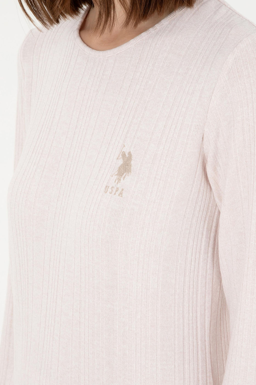 Женский бежевый пижамный комплект Неожиданная скидка в корзине - U.s. polo assn фото 7