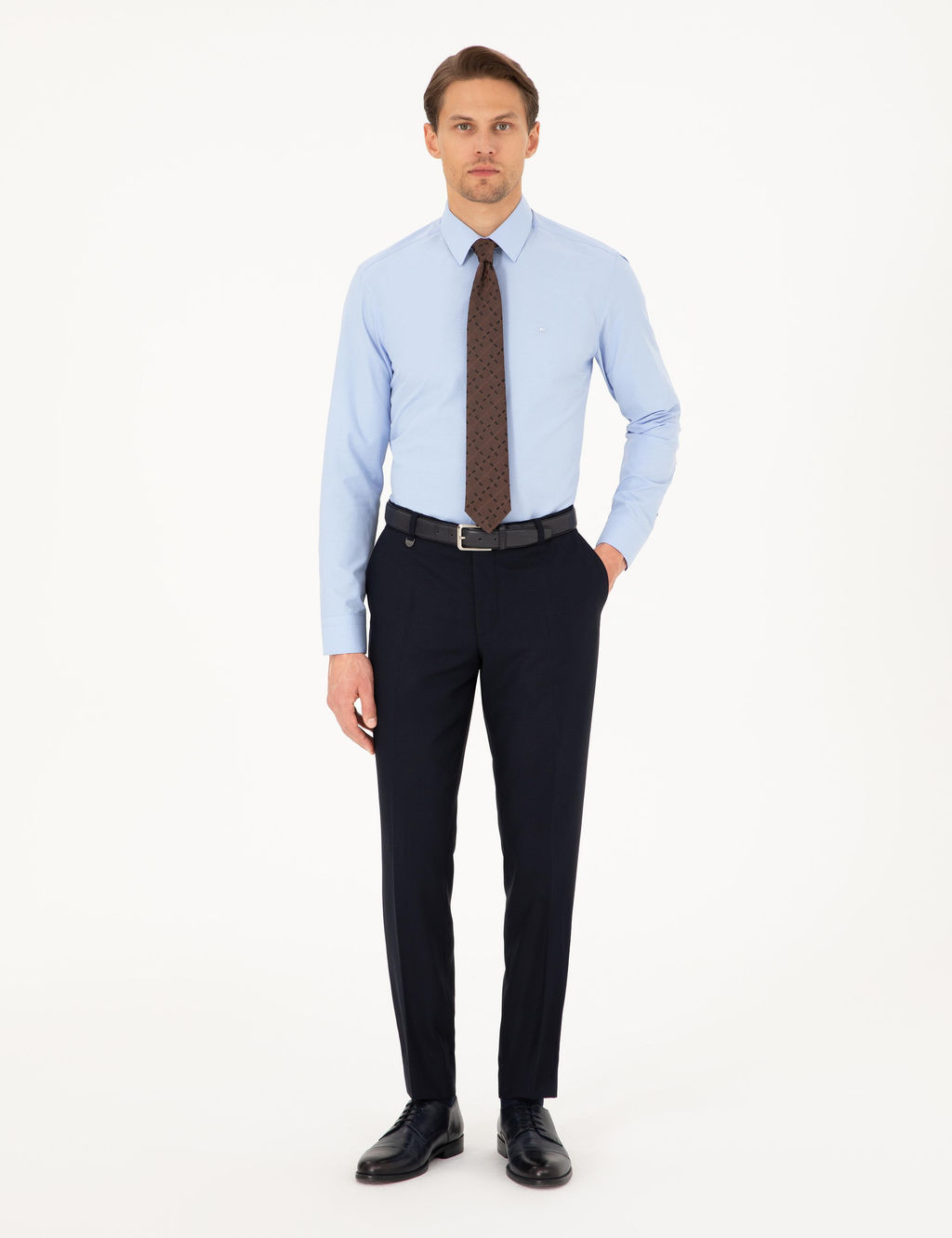 Mavi Slim Fit Uzun Kollu Basic G_mlek - Pierre cardin фото 4