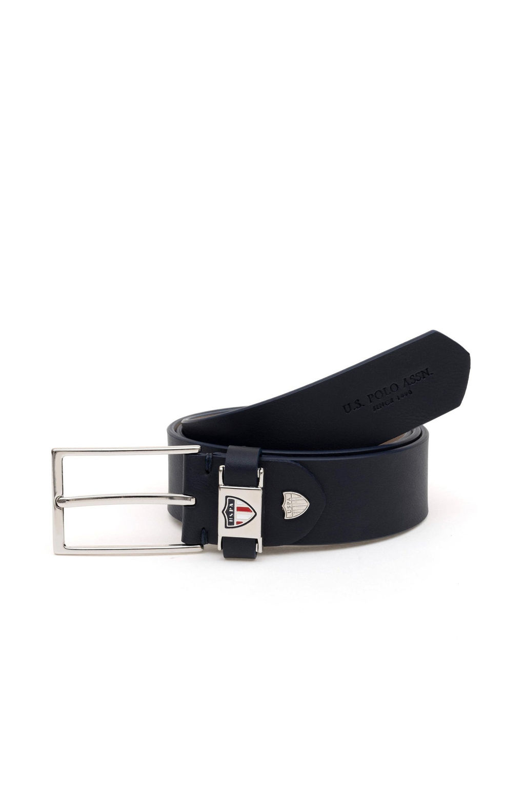Мужской темно-синий ремень - U.s. polo assn фото 3