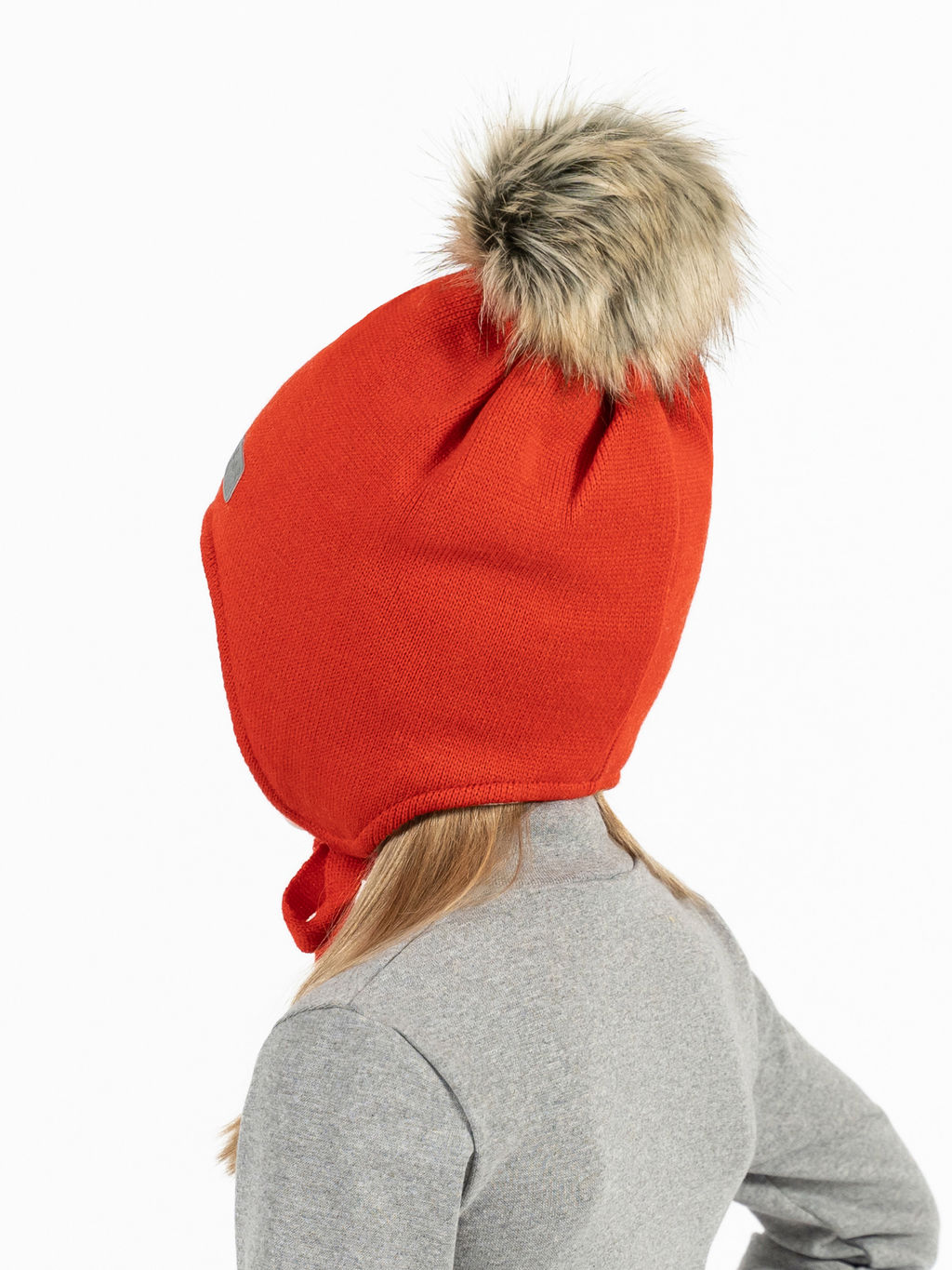 Шапка детская красная Ш-088 (48)