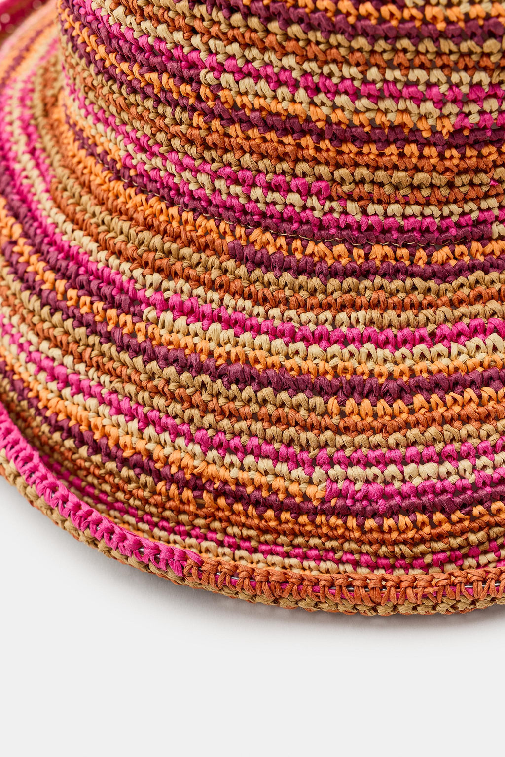 SOMBRERO TRENZADO COMBINADO / Multicolor - Zara фото 3