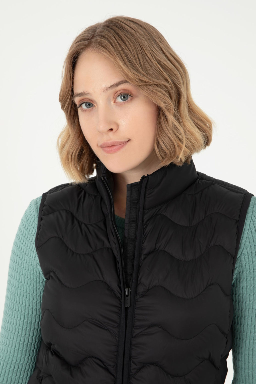 Женский черный жилет Неожиданная скидка в корзине - U.s. polo assn фото 2