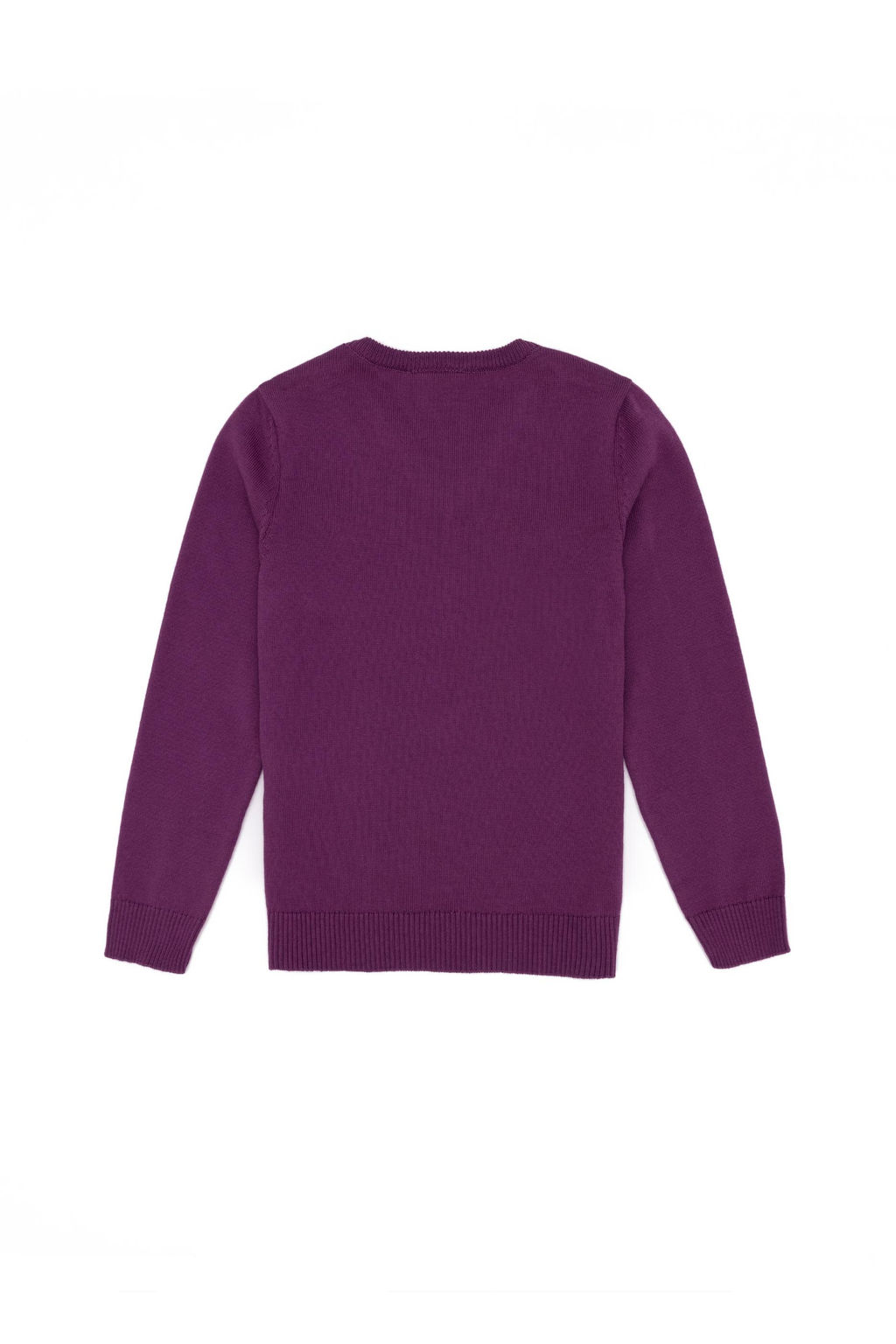 Фиолетовый базовый свитер с v-образным вырезом для девочек Неожиданная скидка в корзине - U.s. polo assn фото 2