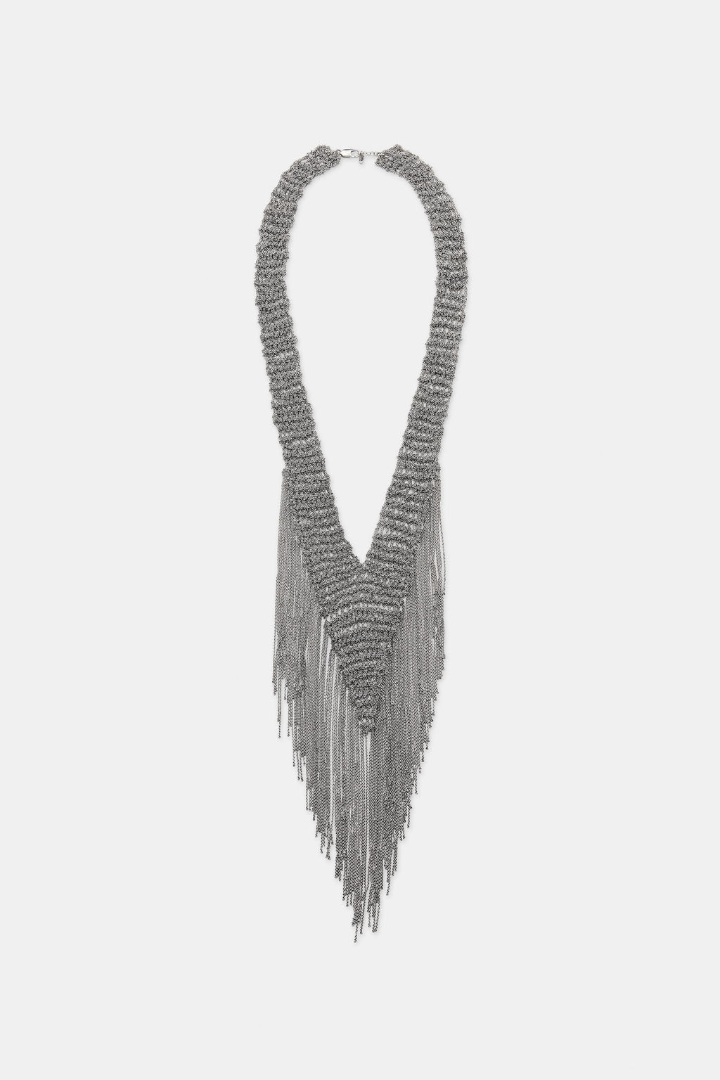 FRINGED MESH NECKLACE - Zara фото 2