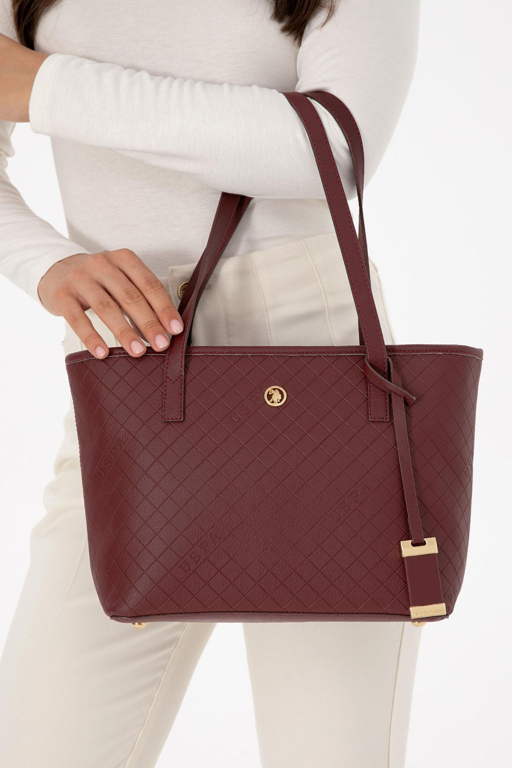 Kad_n Bordo _anta Sepette S_rpriz _ndirim - U.s. polo assn фото 2