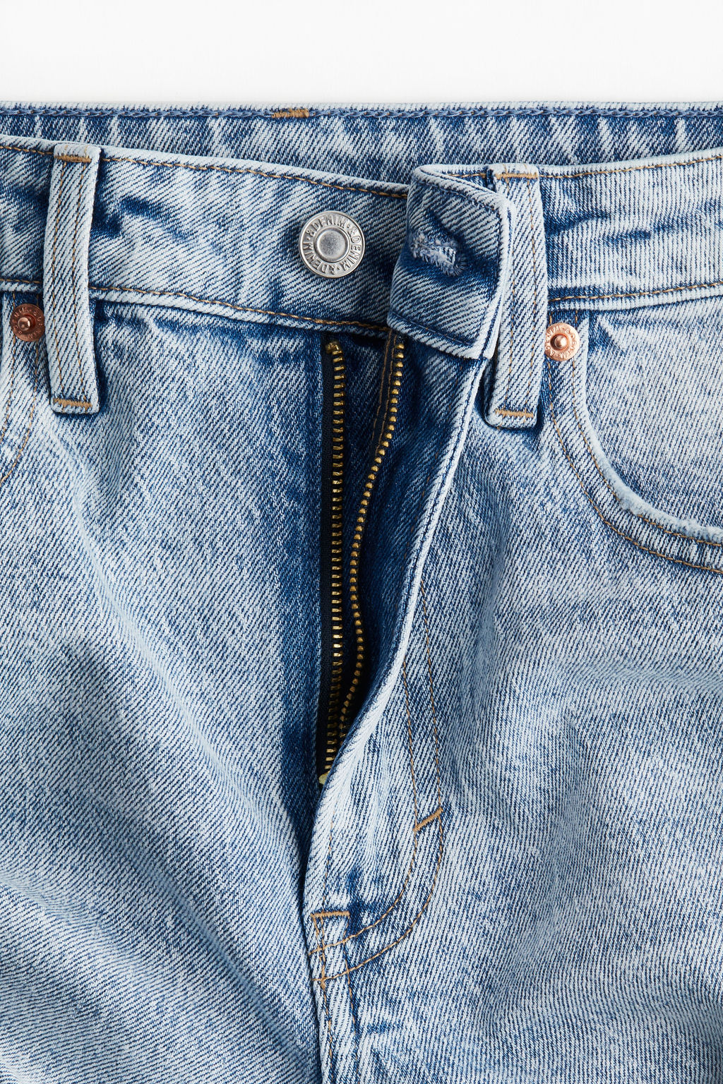 Slim Straight High Ankle Jeans - H&m фото 5