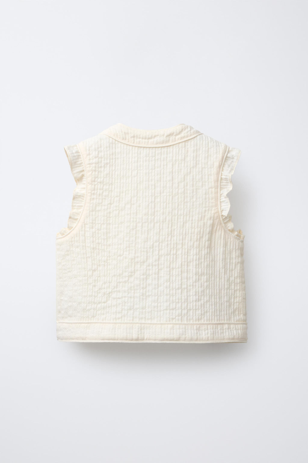 RUFFLED STRUCTURE WAISTCOAT - Zara фото 2