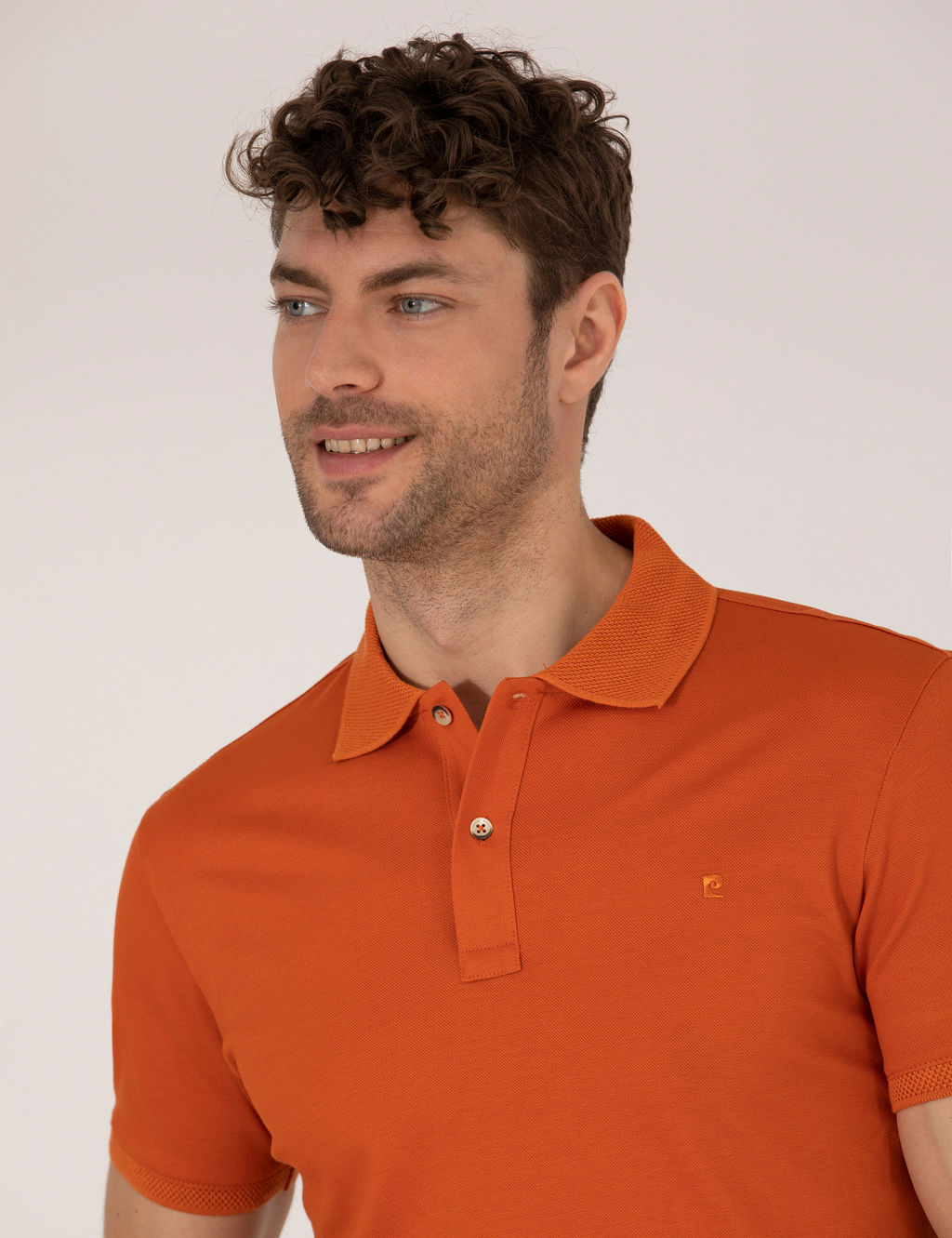 Kahverengi Regular Fit Polo Yaka Merserize Ti__rt