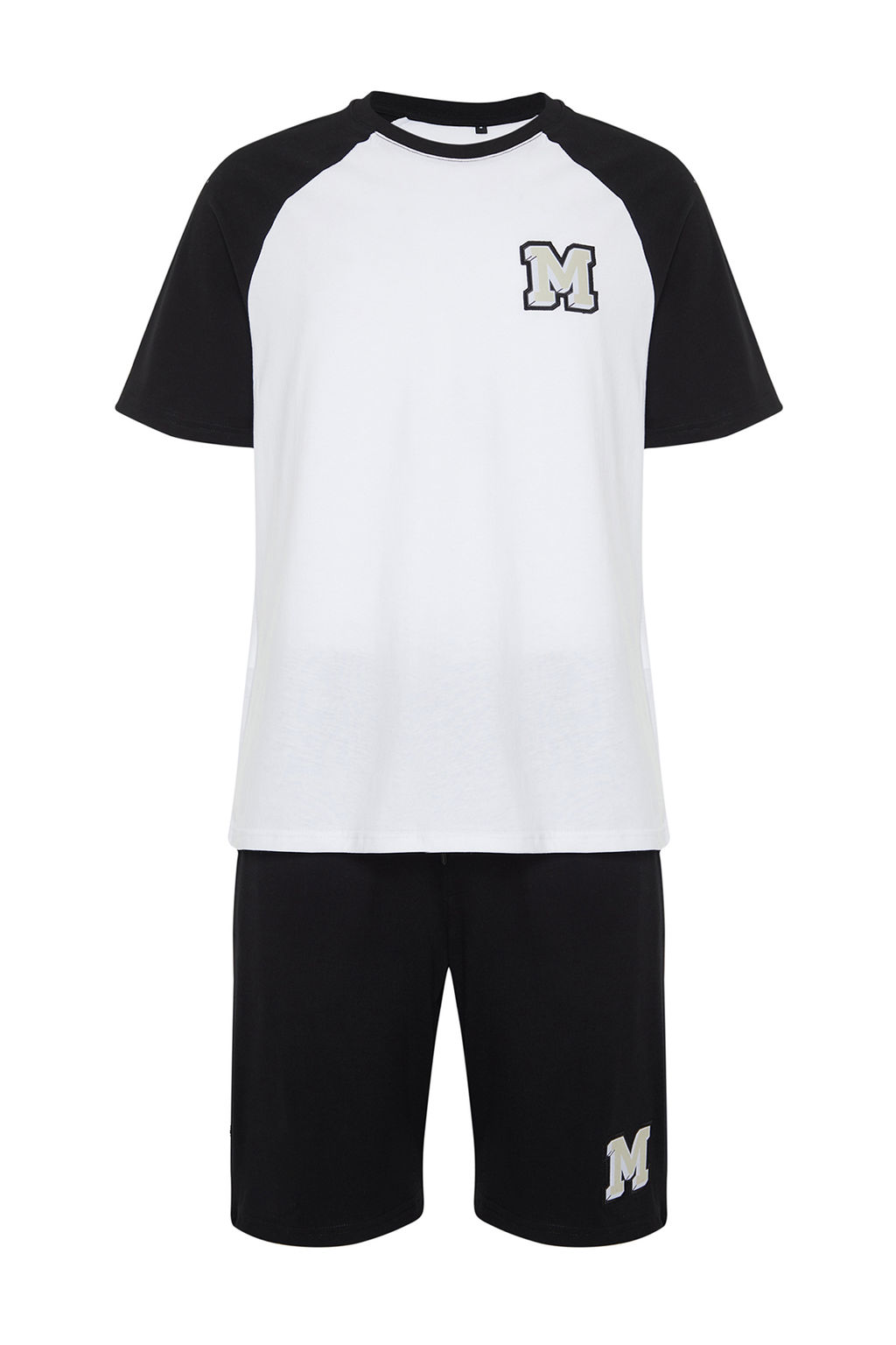 TRENDYOL MAN Bordo Ekru Nak?sl? Reglan Kol Orme Sortlu Pijama Tak?m? TMNSS24PT00007 - Trendyolmilla фото 15