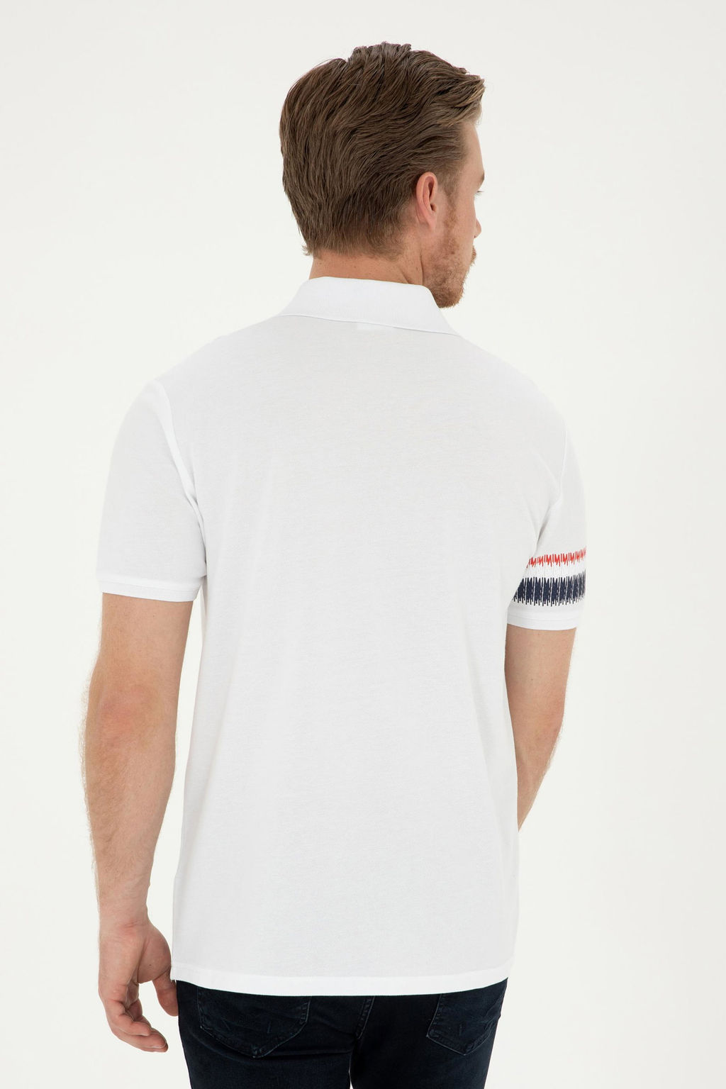 Футболка мужская U.S. Polo Assn белая  фото 5
