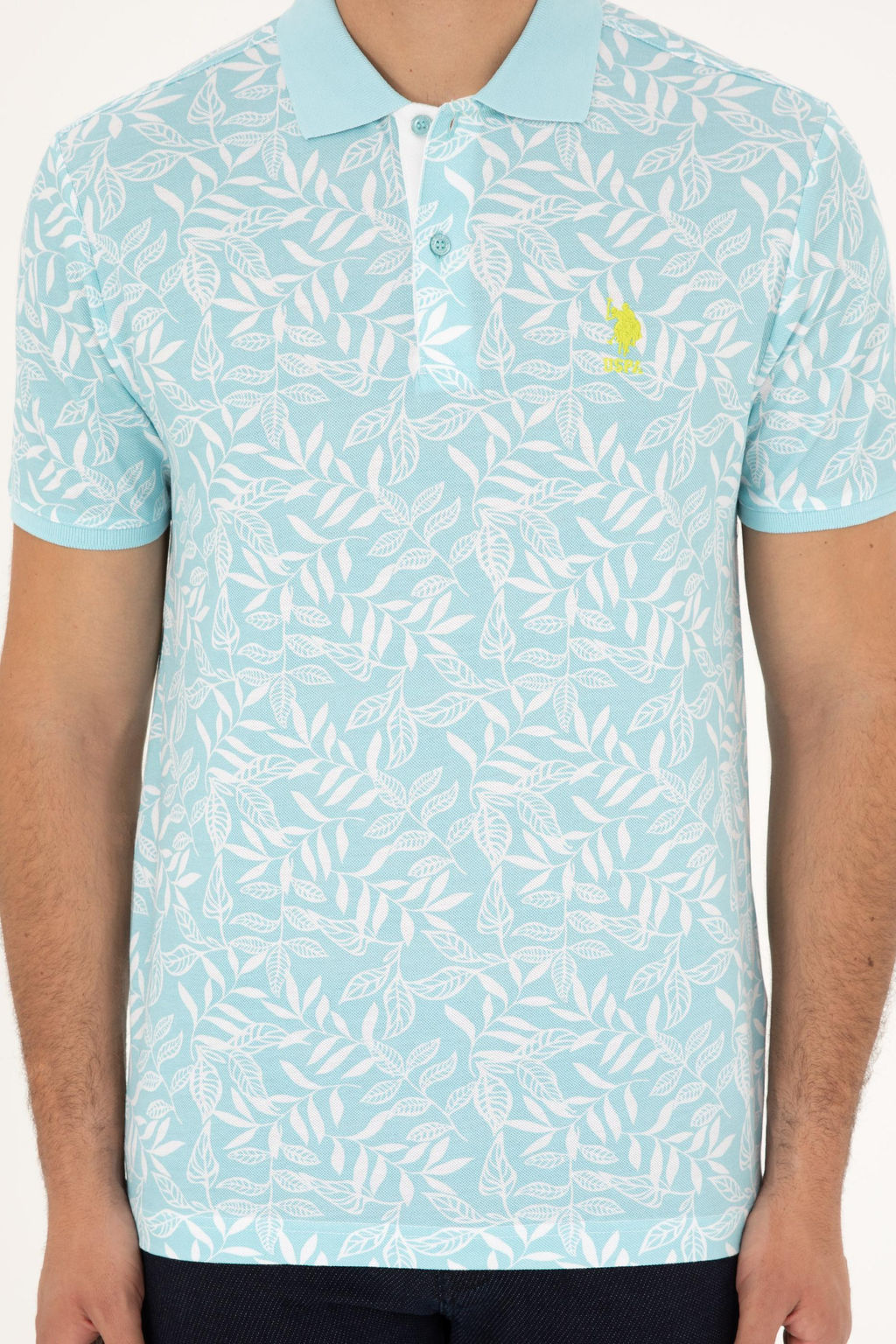 U. S. Polo Assn / Мужская мятная футболка - U.s. polo assn фото 13