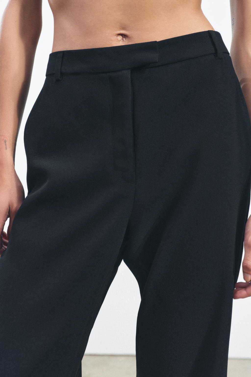 ZW COLLECTION STRAIGHT-FIT TROUSERS - Zara фото 5