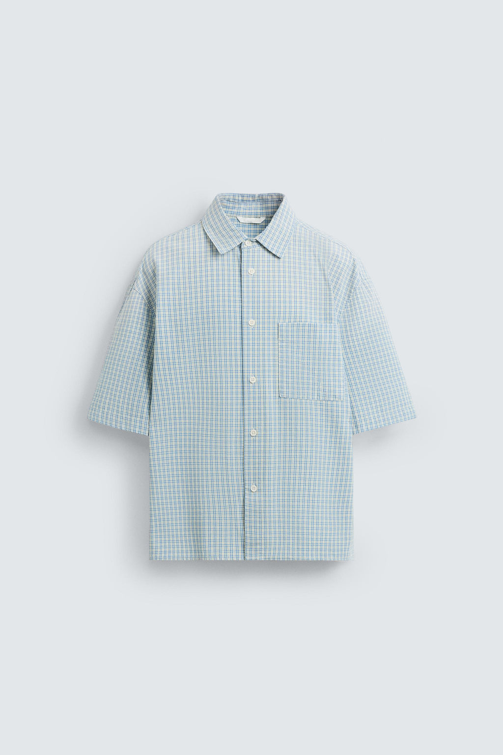 RELAXED FIT CHECK SHIRT - Zara фото 15