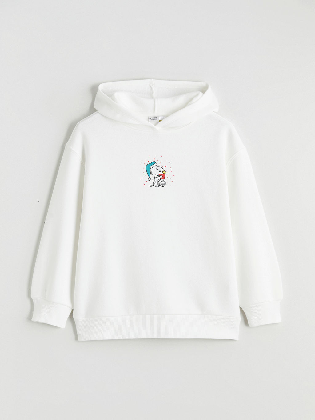 Kap??onlu Snoopy Bask?l? K?z ?ocuk Kal?n Sweatshirt
