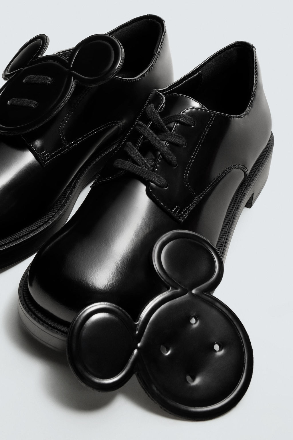 LEATHER LACE-UP MOCCASINS HARRY LAMBERT FOR ZARA x DISNEY  фото 6