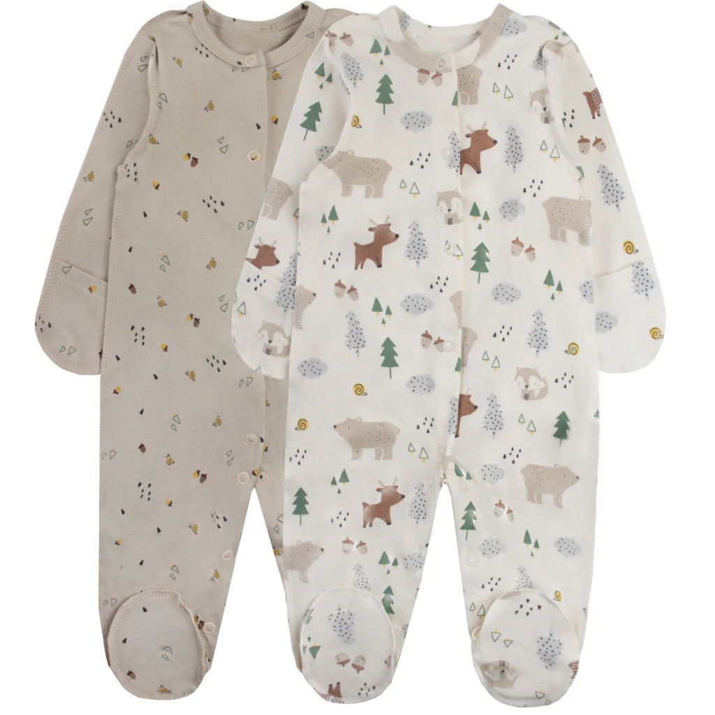 Комплект комбинезонов 2 шт интерлок 1335209503 - Youlala фото 4