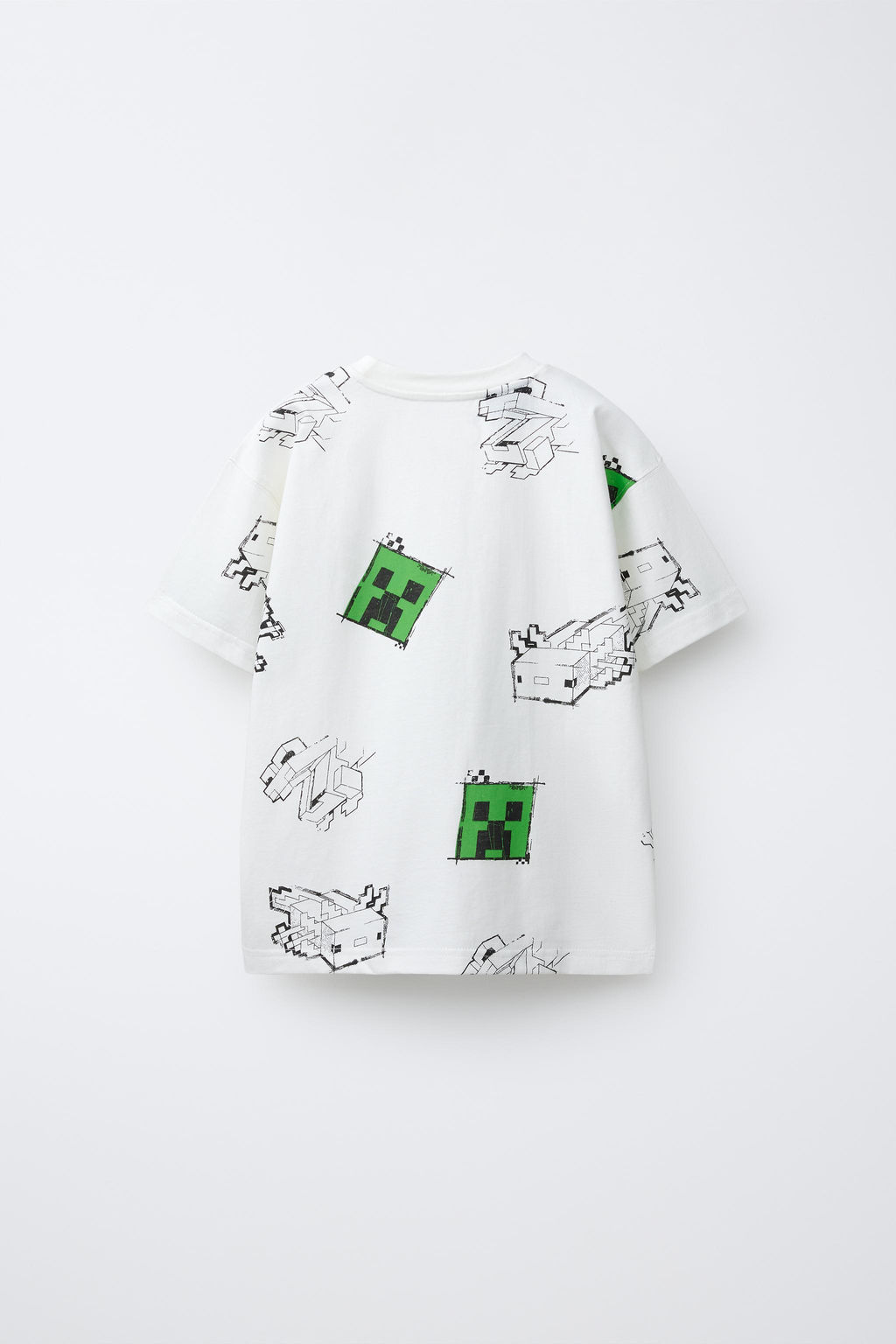 CAMISETA ESTAMPADO MINECRAFT  MOJANG AB.  / Blanco - Zara фото 2