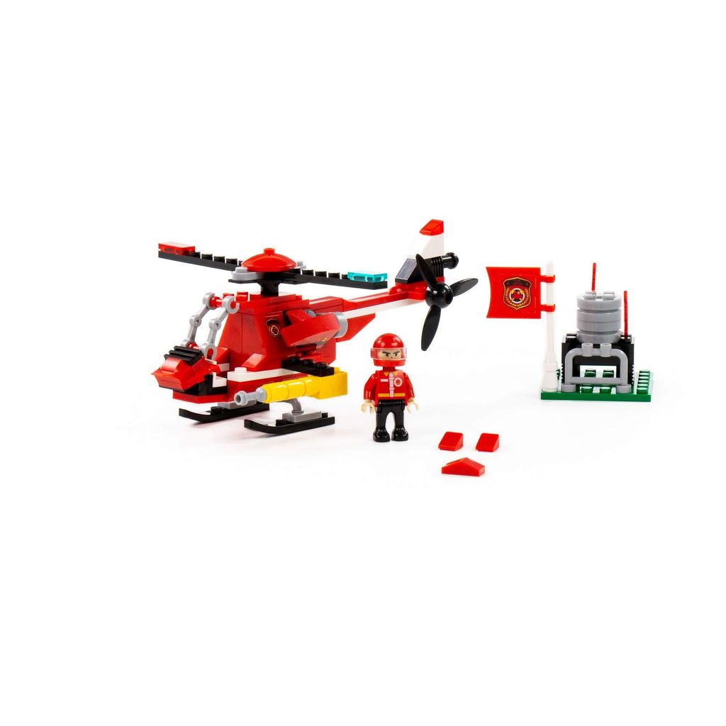 Конструктор Классик Пожарная служба-1.3 (108 элементов) (в коробке) - Полесье фото 3