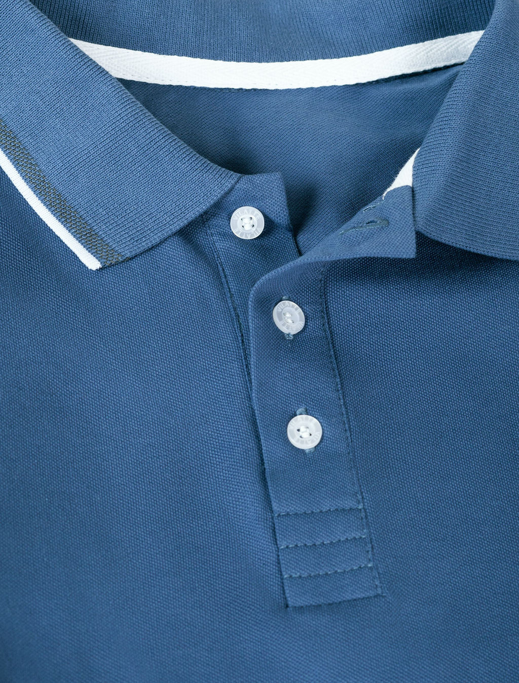 Футболка-поло из фактурного трикотажа - Vilatte фото 2