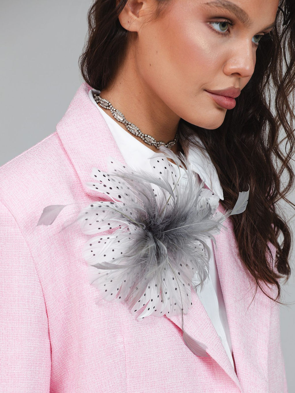 авторская Брошь с натуральным перьям премиального качества - Sahar art lab фото 4