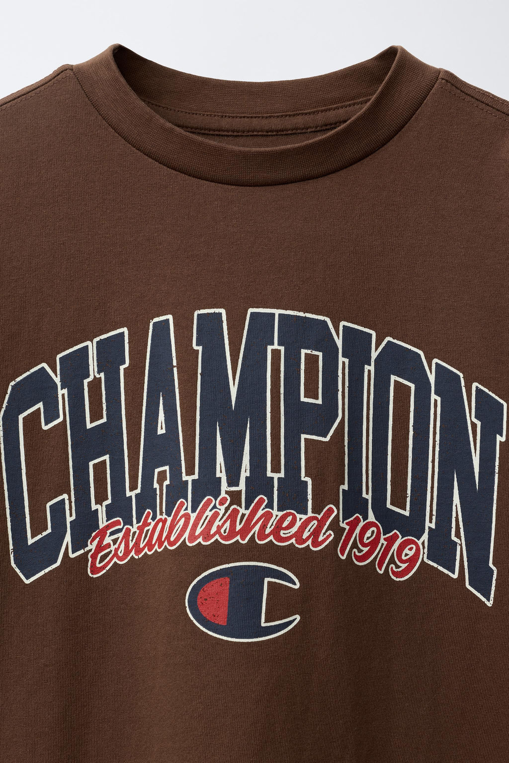 CHAMPION ® X ZARA LOGO PRINT T-SHIRT  фото 3