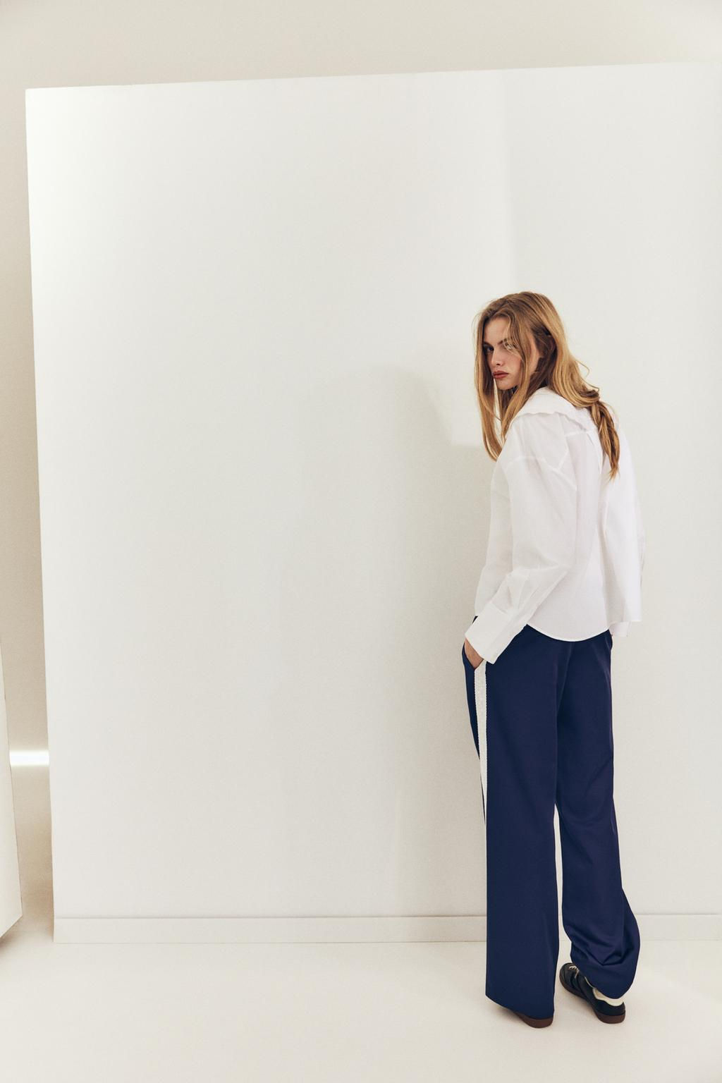 SATIN TROUSERS WITH SIDE STRIPES - Zara фото 6