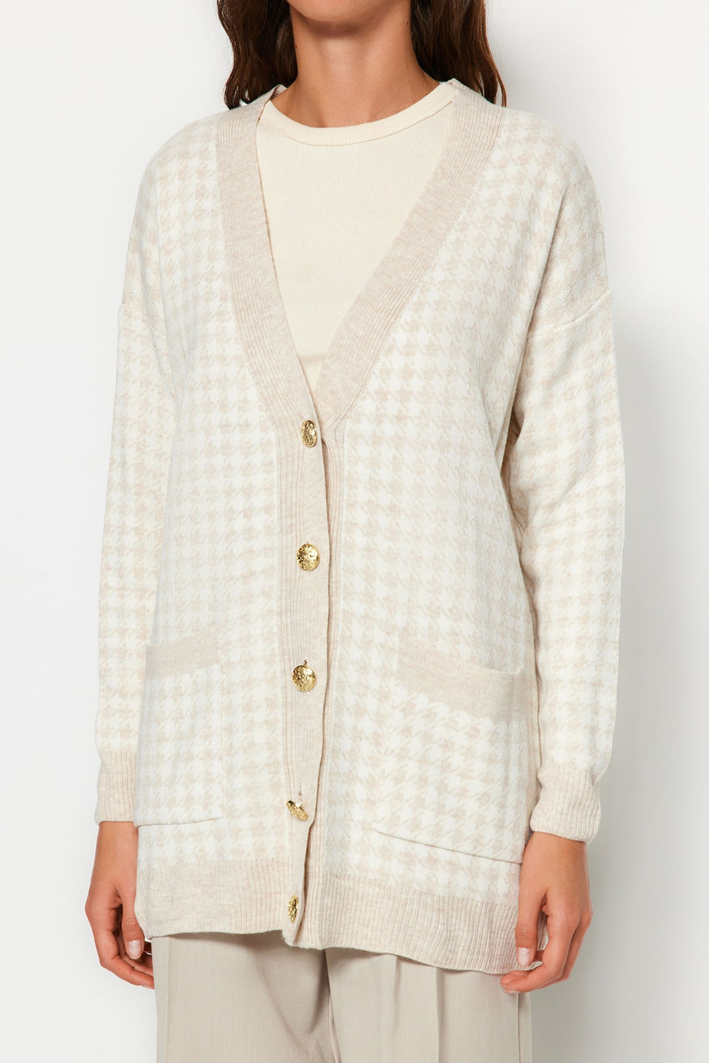 Tas Genis Kal?p Kazayag? Triko H?rka TWOAW22HI0179