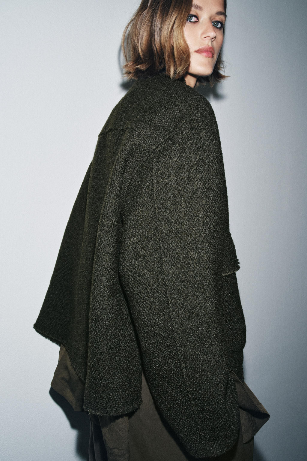TEXTURED WOOL BLEND JACKET ZW COLLECTION - Zara фото 6