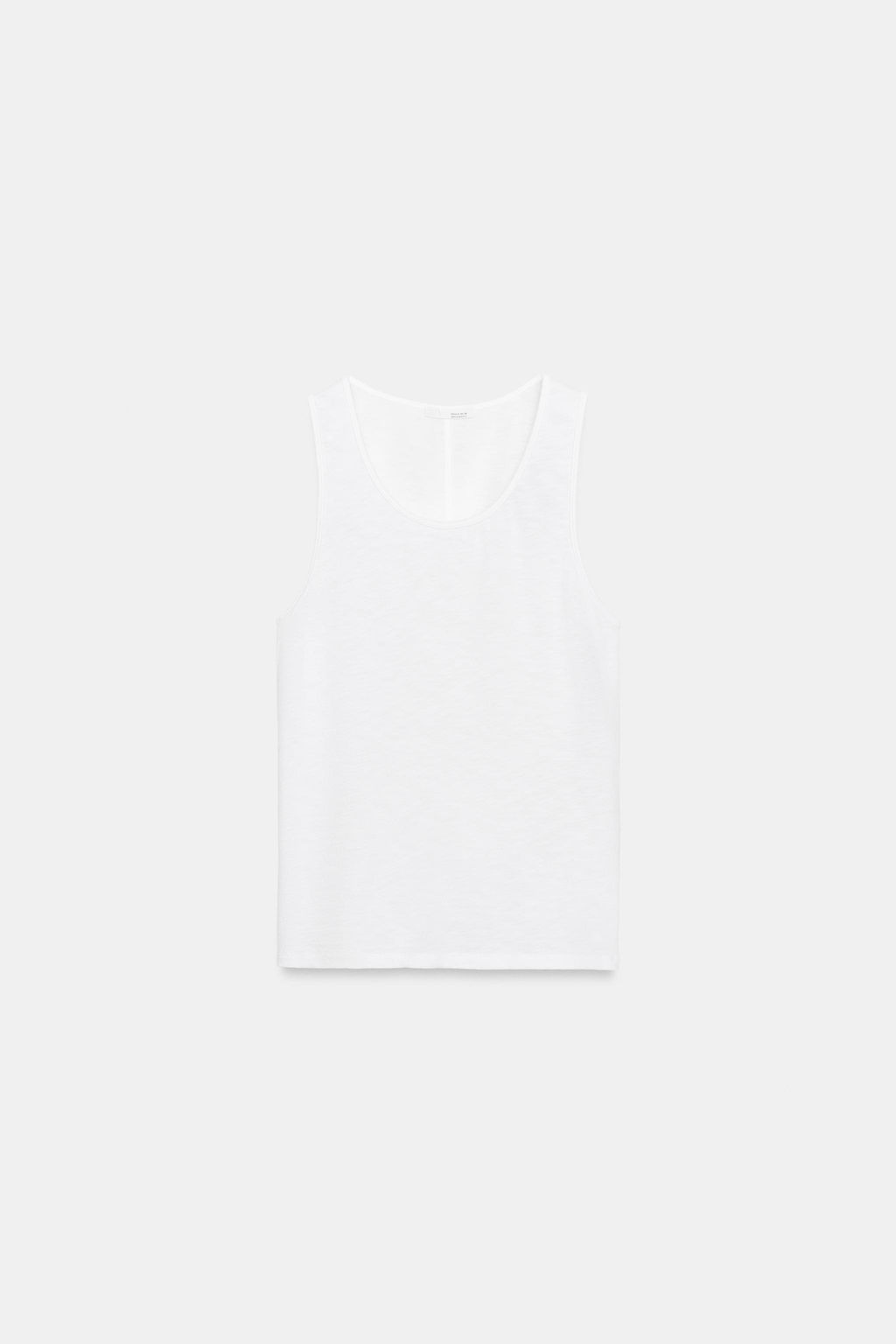 TOP ESCOTE REDONDO / Blanco - Zara фото 4