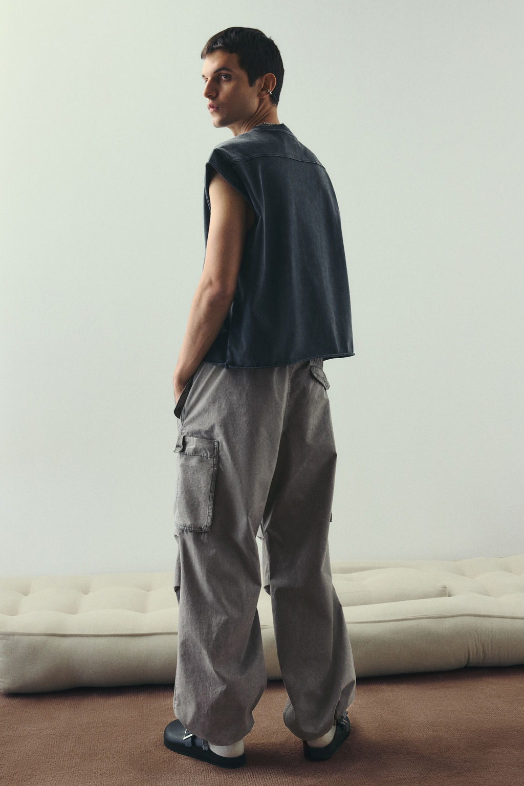Pantal?n parachute Loose Fit - H&m фото 6