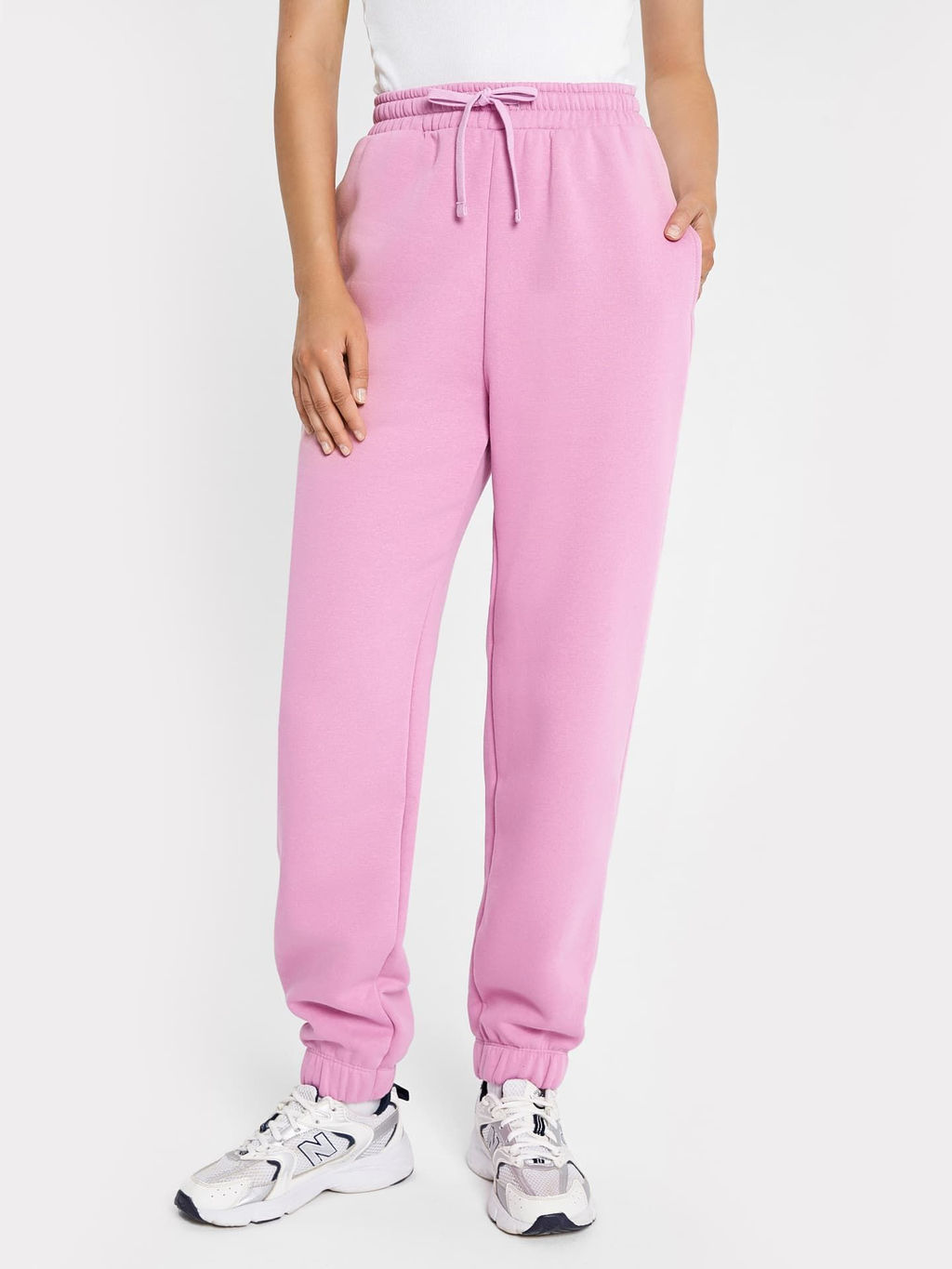 Брюки женские в розовом оттенке фрезия 382444