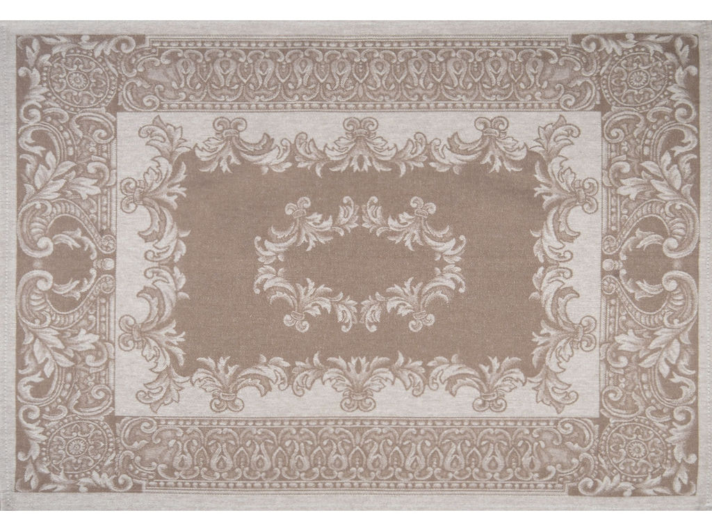 07с-39ЯК 50*70 Полотенце "Акантус" цв. коричневый