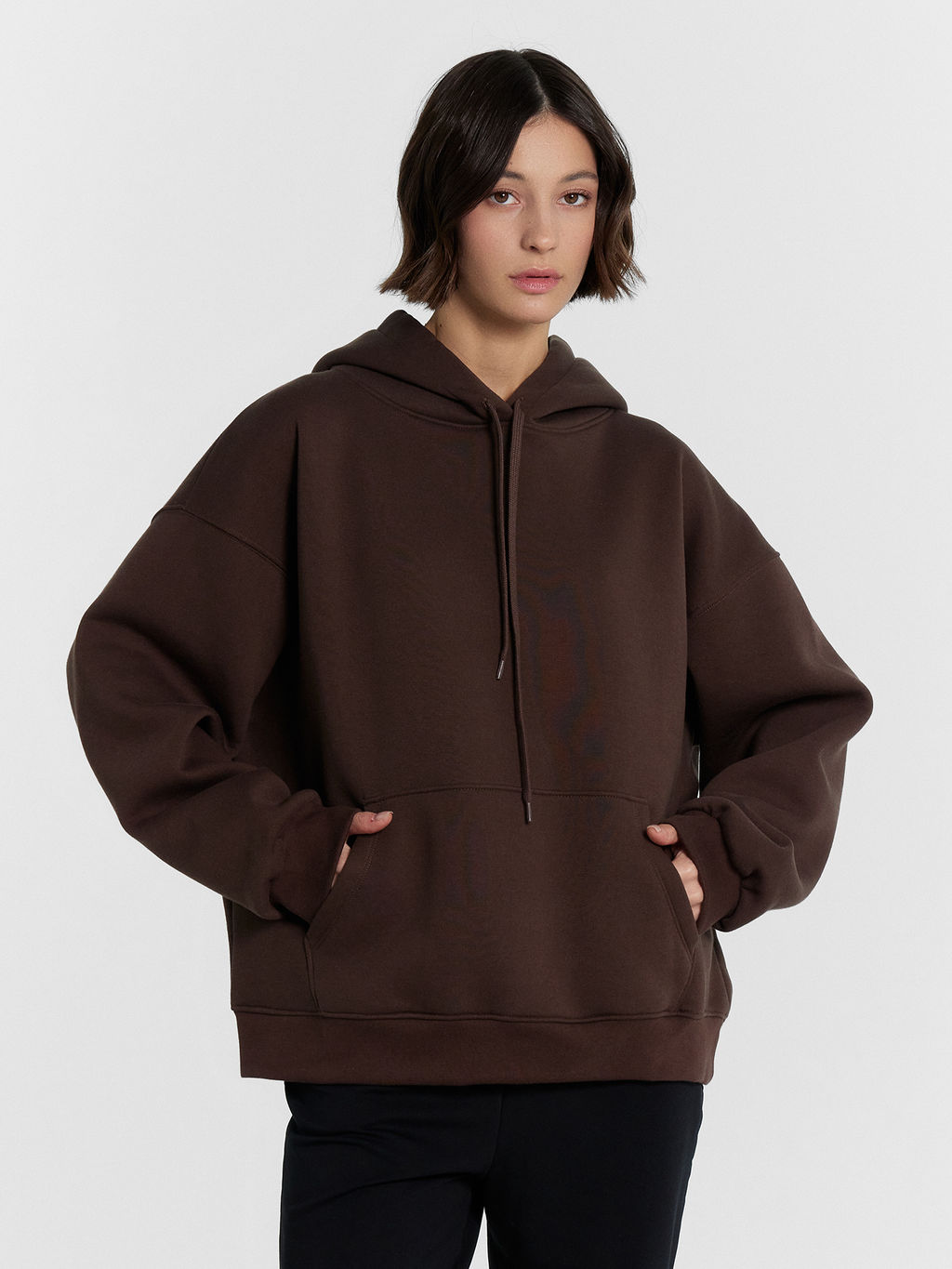 Худи женское коричневое шоколадное мартини 122981 - Mark formelle фото 2