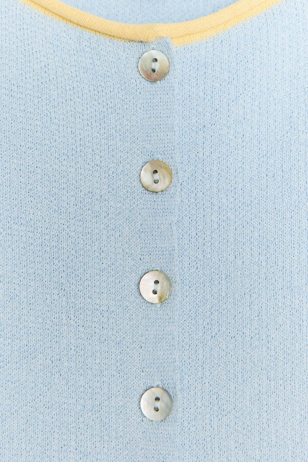 KNIT TOP WITH CONTRAST TRIMS - Zara фото 6