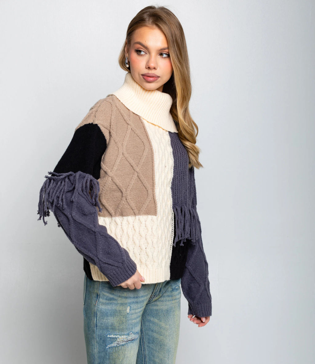 Свитер #КТ2476, кремовый