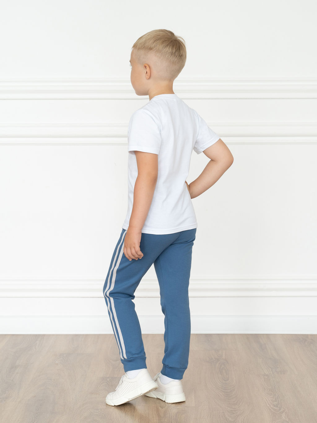 Штанишки детские джинс с лампасами