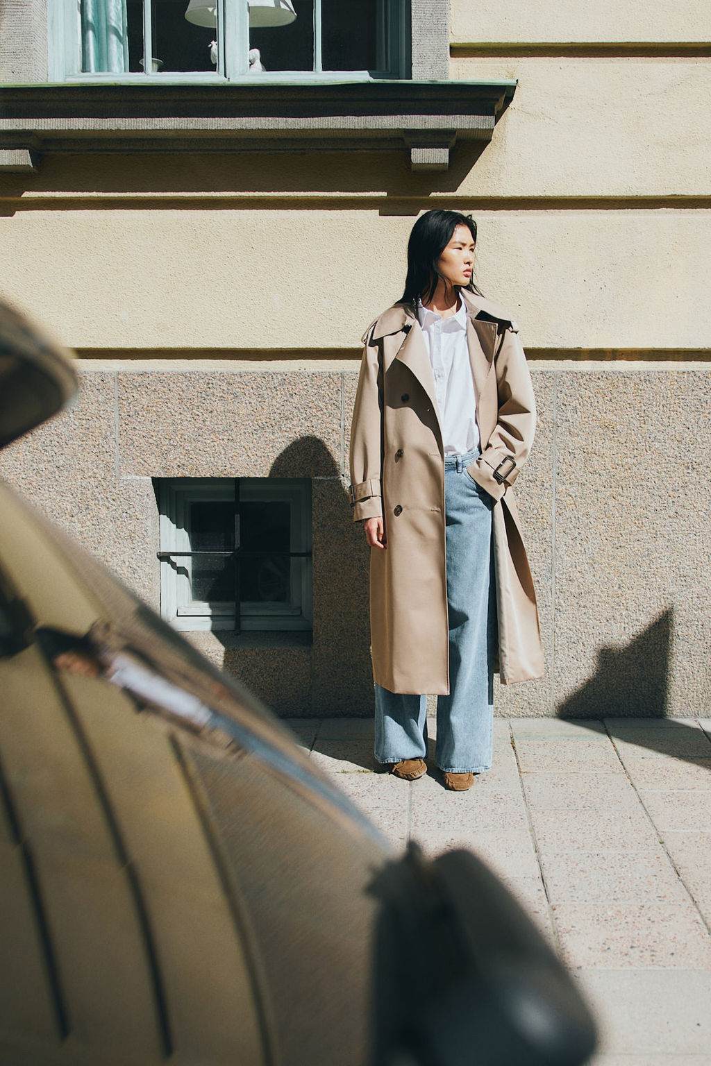 Vaquero amplio con cinturon de anudar - H&m фото 2