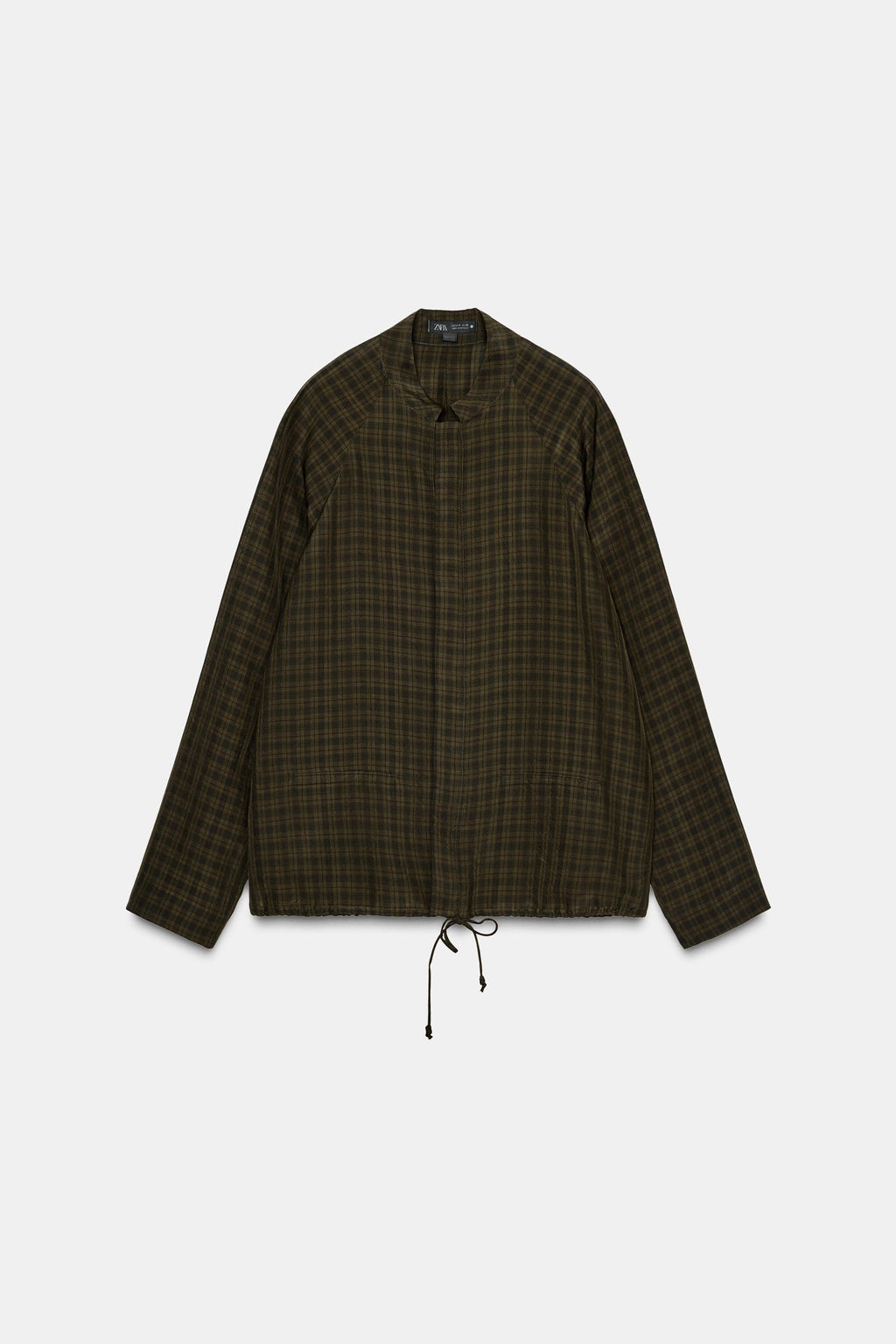 ZW COLLECTION CHECK SHIRT - Zara фото 6