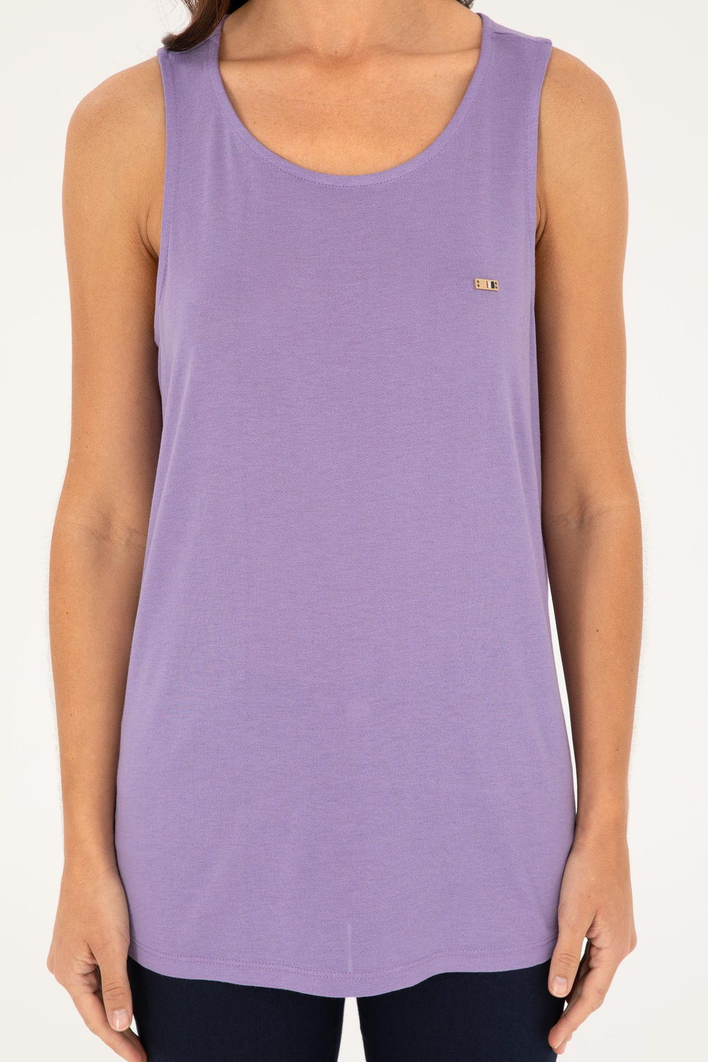 U. S. Polo Assn / Женская сиреневая футболка - U.s. polo assn фото 6