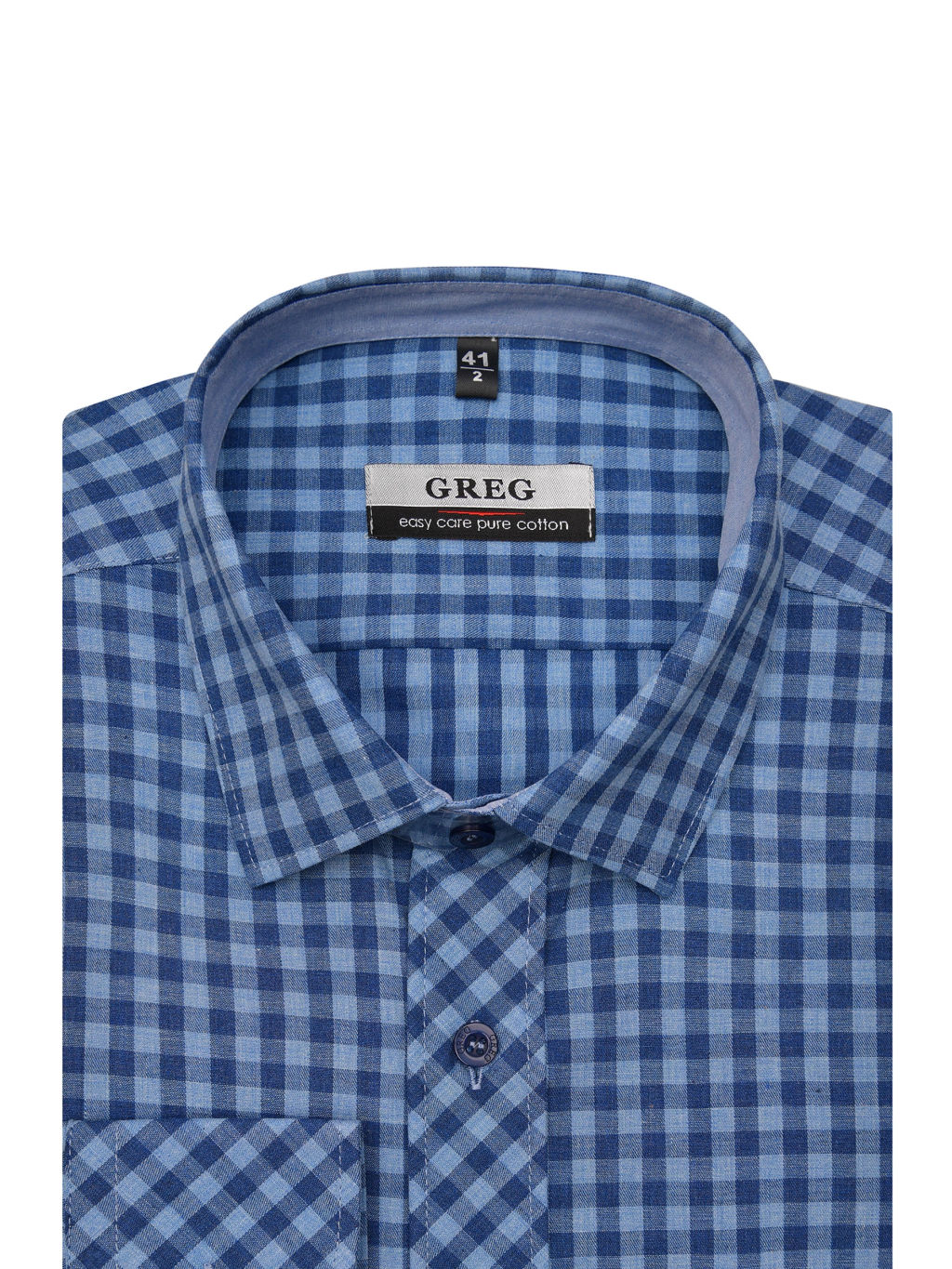 Сорочка мужская длинный рукав GREG 225/211/6071/P/1  фото 3
