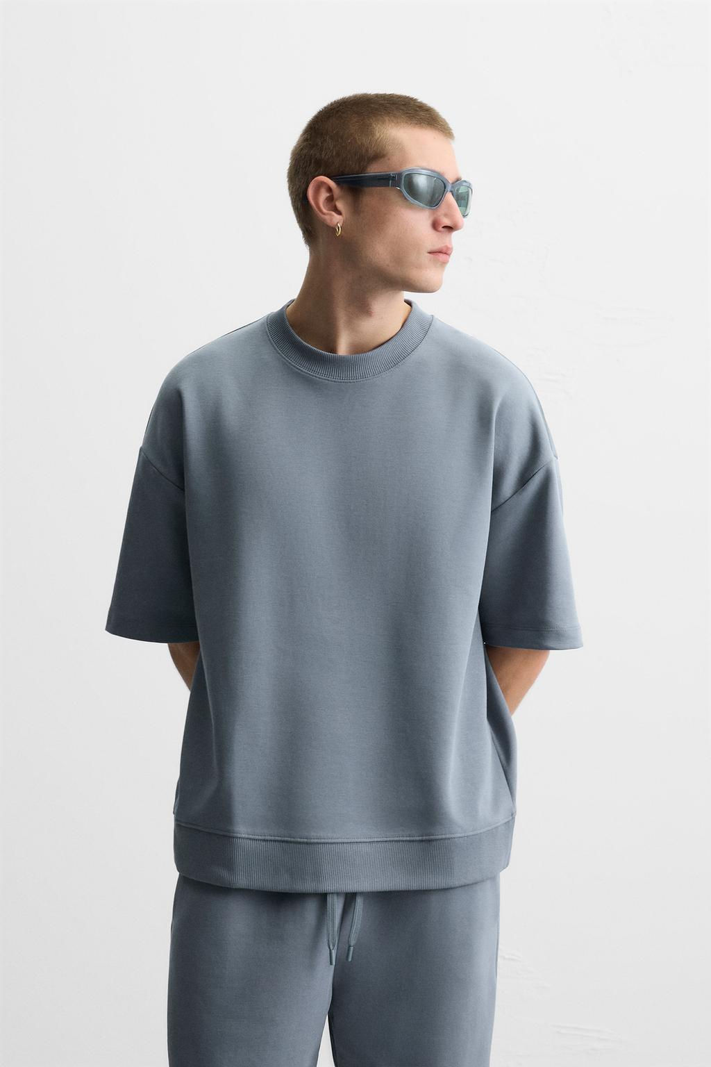 INTERLOCK TEXTURED SWEATSHIRT - Zara фото 10