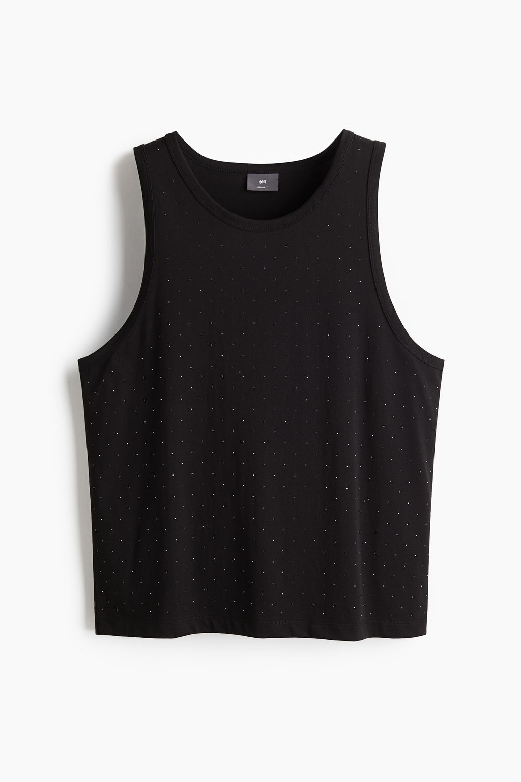 Camiseta sin mangas con strass Regular Fit - H&m фото 7