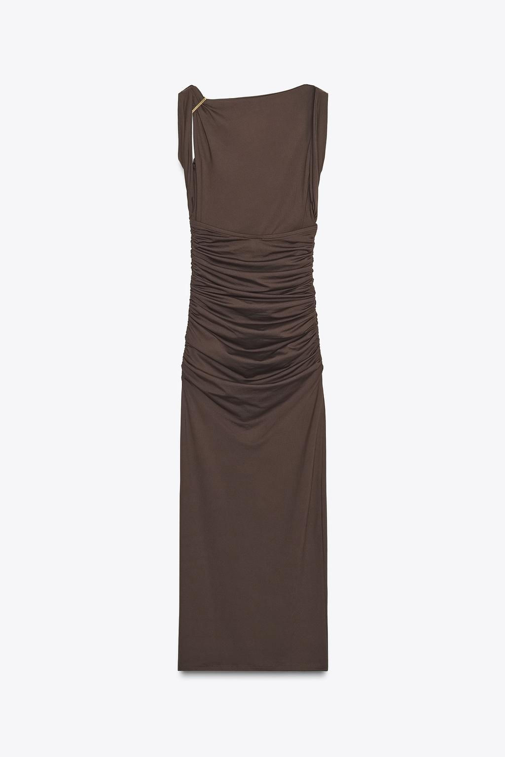 SHELL POLYAMIDE DRESS - Zara фото 2