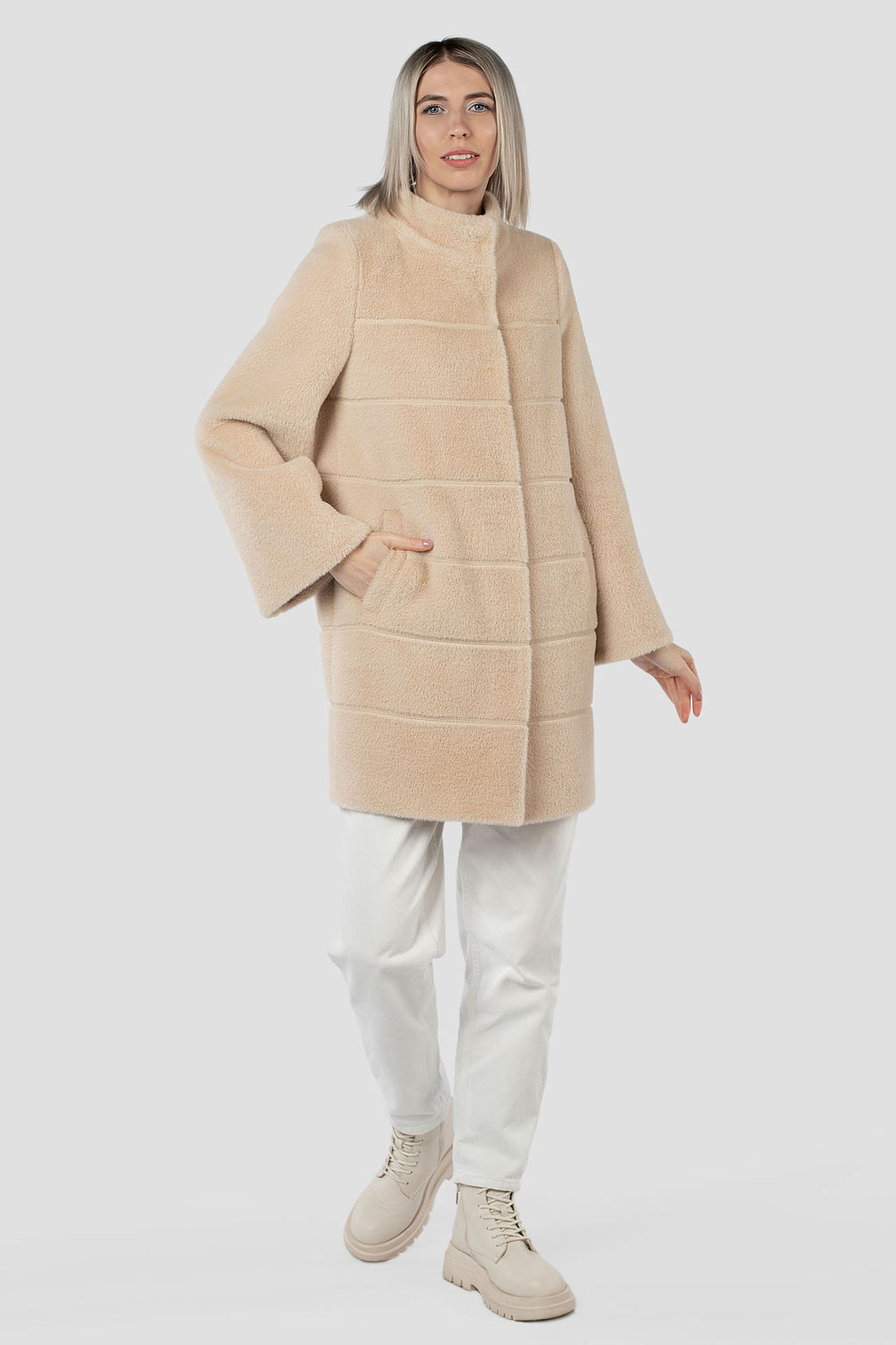 Пальто женское демисезонное - El podio фото 2