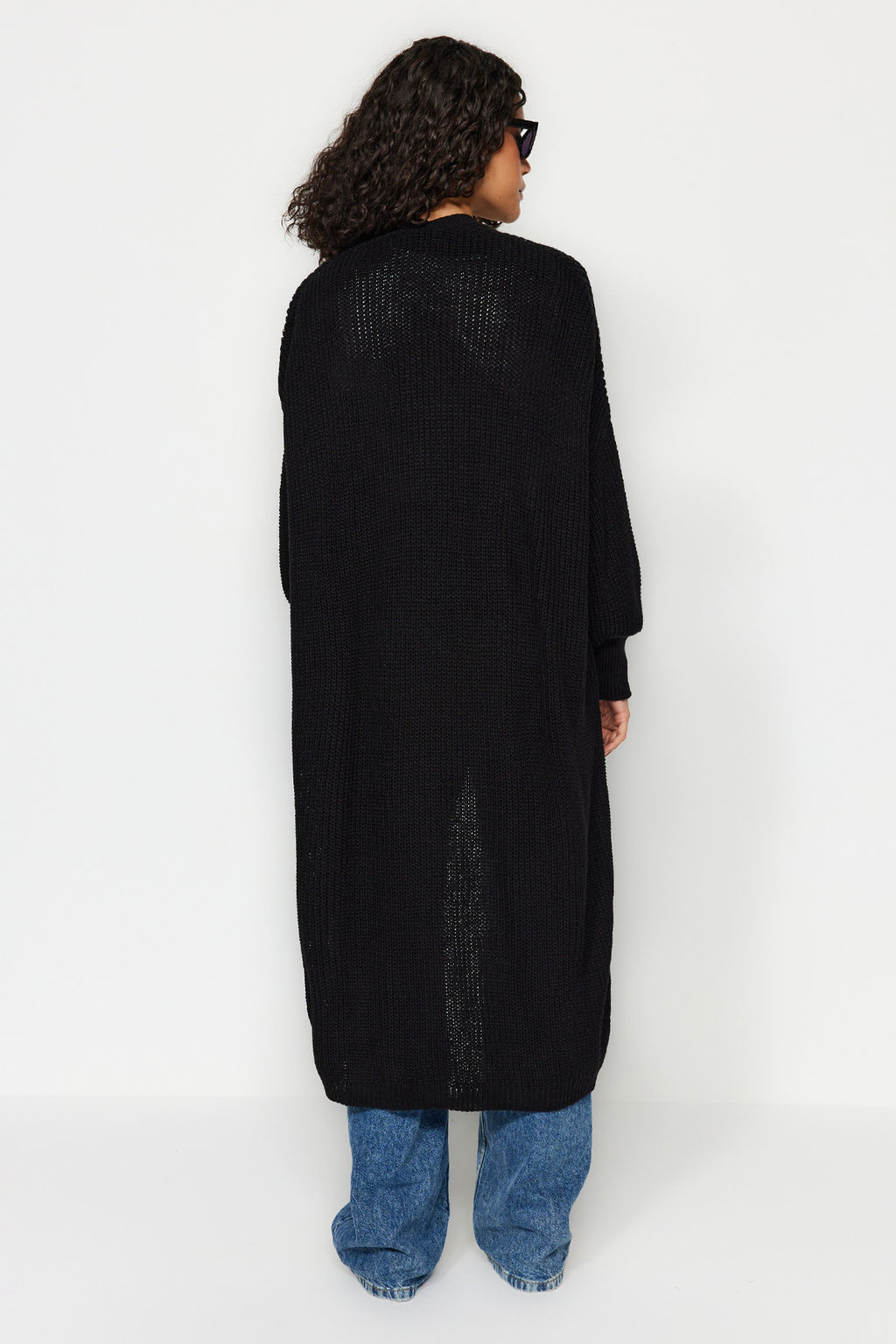 TRENDYOLMILLA Siyah Maxi Basic Triko H?rka TWOAW24HI00096  фото 5