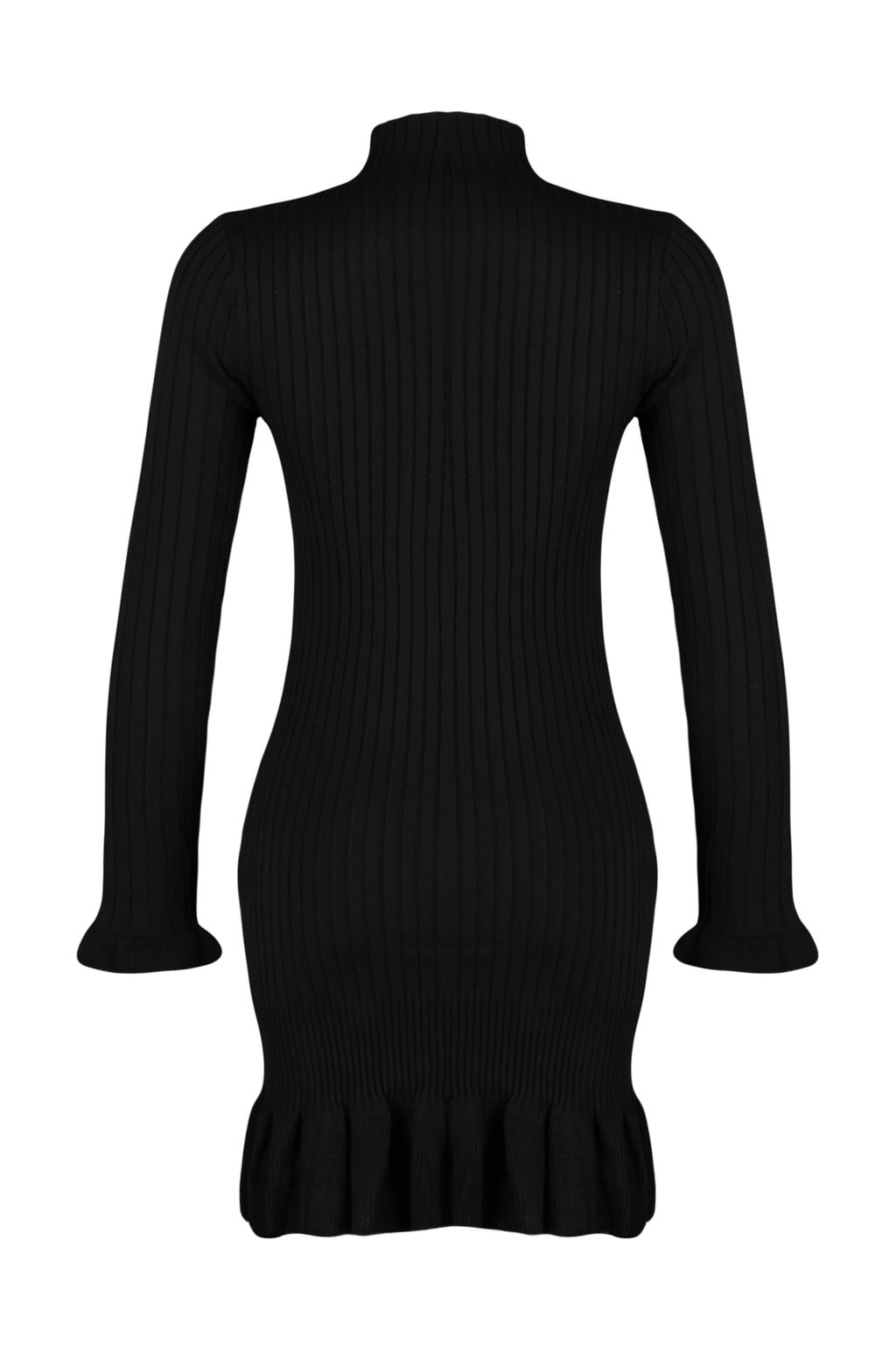 TRENDYOLMILLA K?rm?z? Mini Triko Etek Ucu Detayl? Elbise TWOAW24EL00468 фото 15