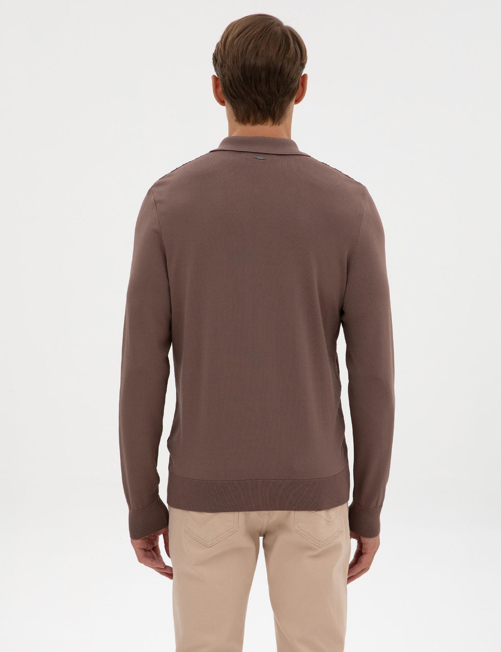 Vizon Regular Fit Bisiklet Yaka Fermuarl_ Triko Kazak - Pierre cardin фото 5